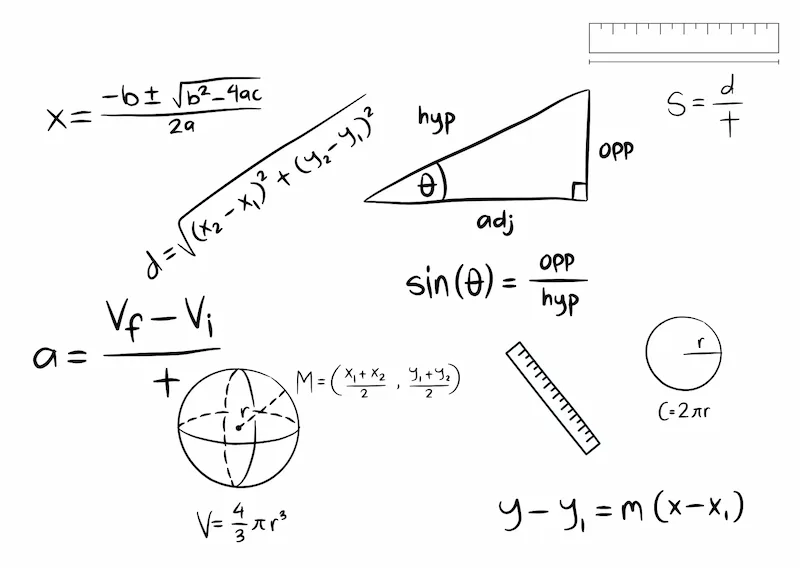 Formulas and study visuals